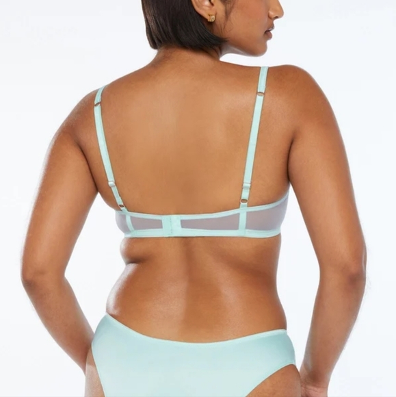 Savage X Fenty Blue Light Savage X Smoking Jacket 3 Piece Set - Picture 9 of 16